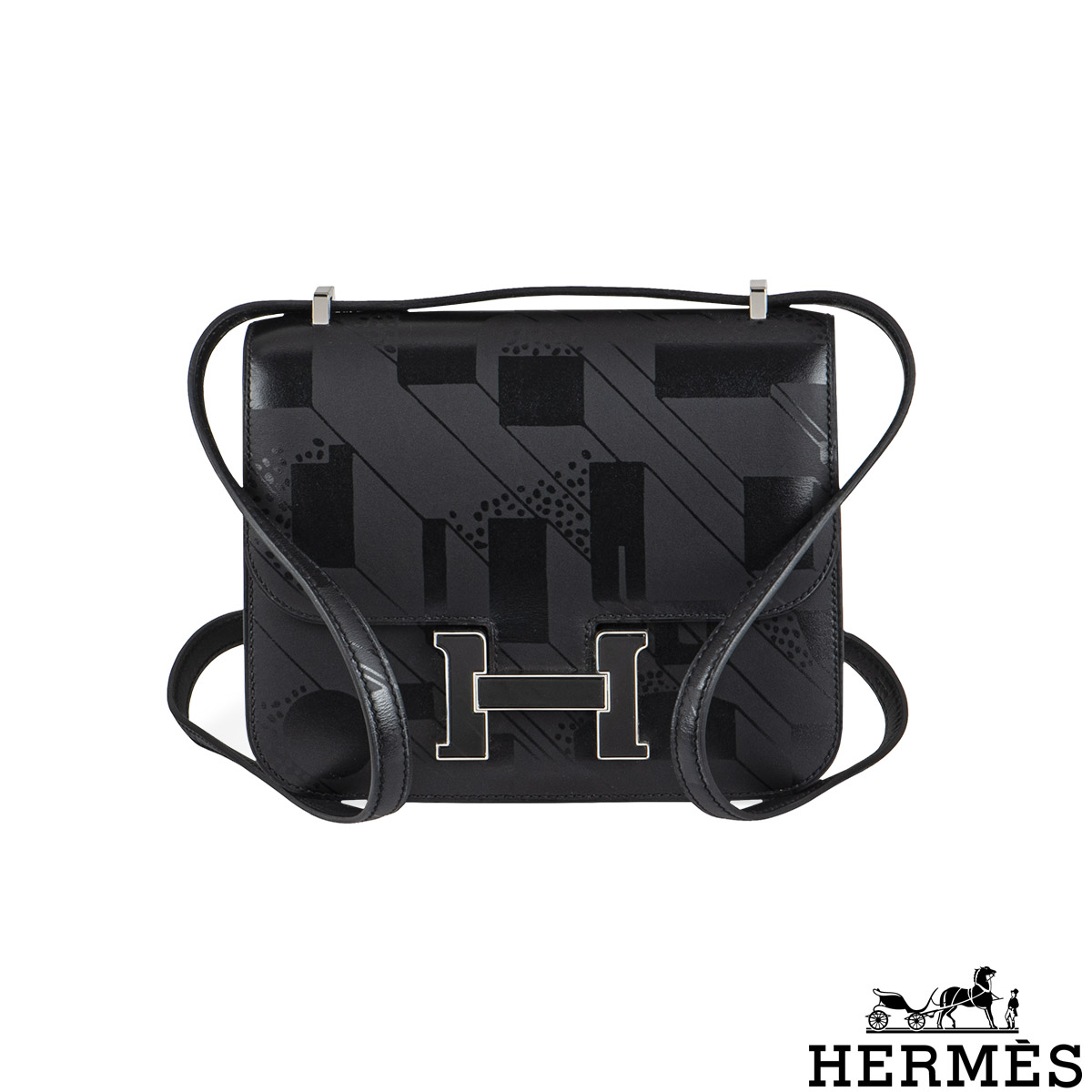 Hermès Limited Edition Constance 18cm On A Summer Night PHW